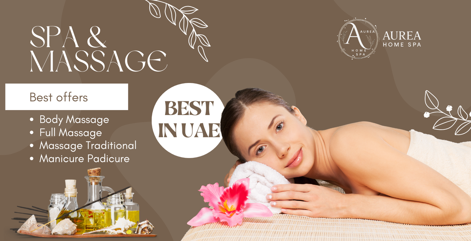 Pricing at Aurea Home Spa best massage in dubai