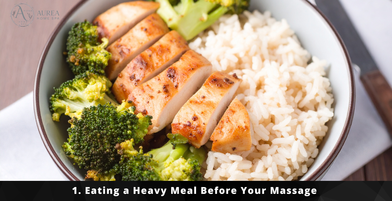1. Eating a Heavy Meal Before Your Massage